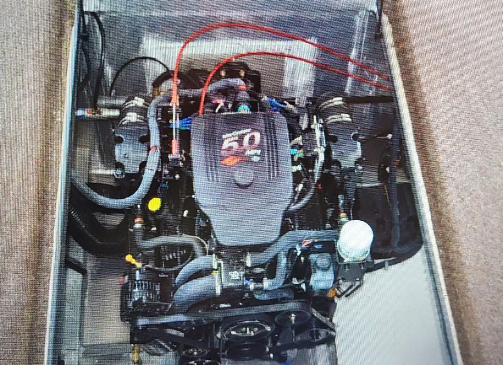 Second MerCruiser 5.0 V-8 houseboat engine