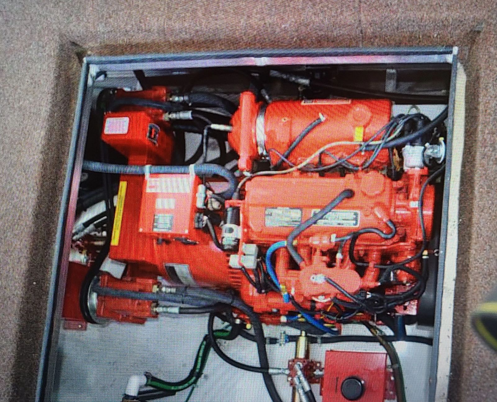 22.5 kW Westerbeke generator below deck